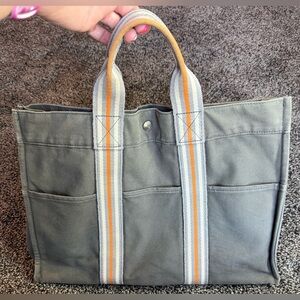 Hermes grey tote bag